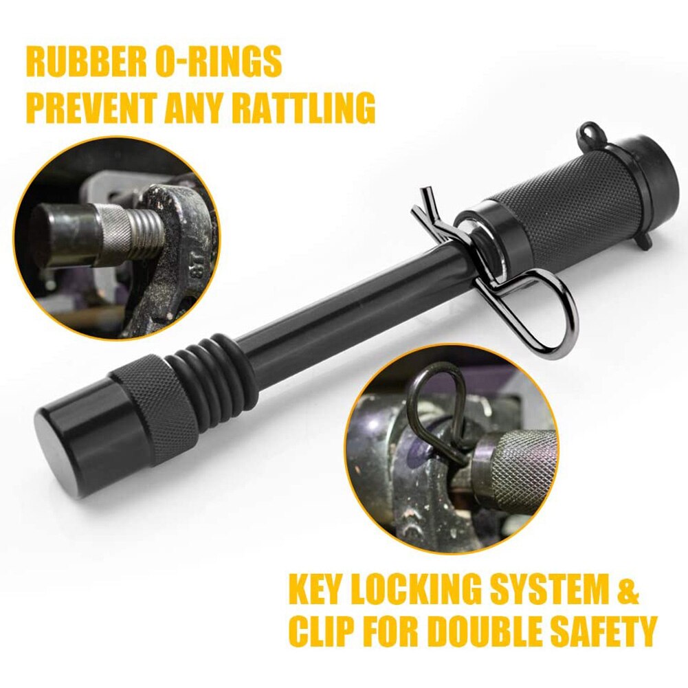 Trailer Hitch Lock Anti-theft Trailer Hitch Pin Lock Coupler Latch Kits with Keys for RV Truck Tow Receiver