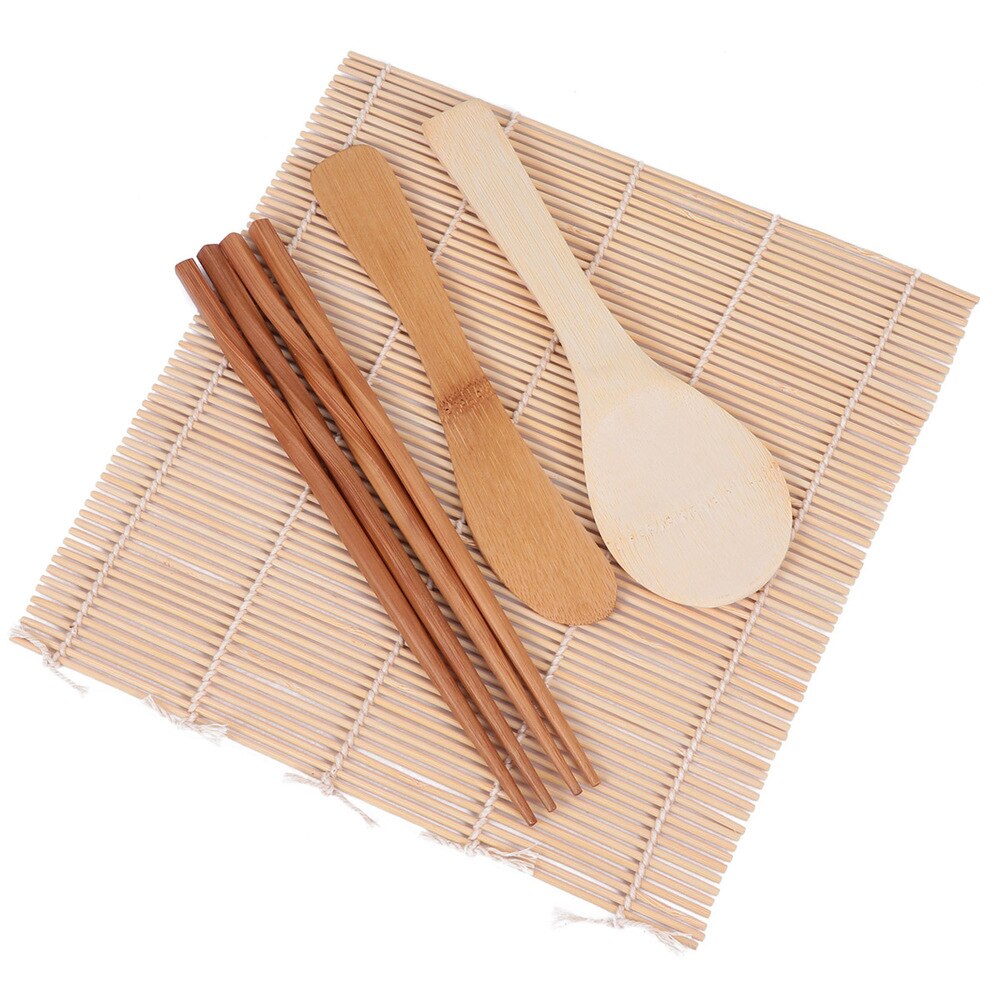 1 Set Praktische Beginner Bamboe Draagbare Beginner Sushi Kit Sushi Maken Tool Sushi Maker Kit Voor Diy Restaurant Home Hotel
