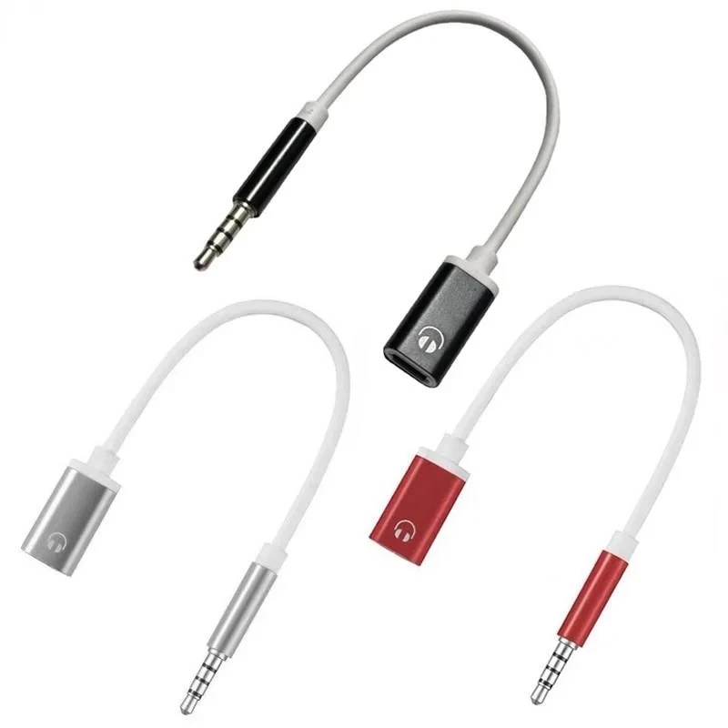 1pcs 3.5mm Male To Type-C Female Headphone Aux Cable Converter Type-C To Flat Headphone Round Head Adapter Cable