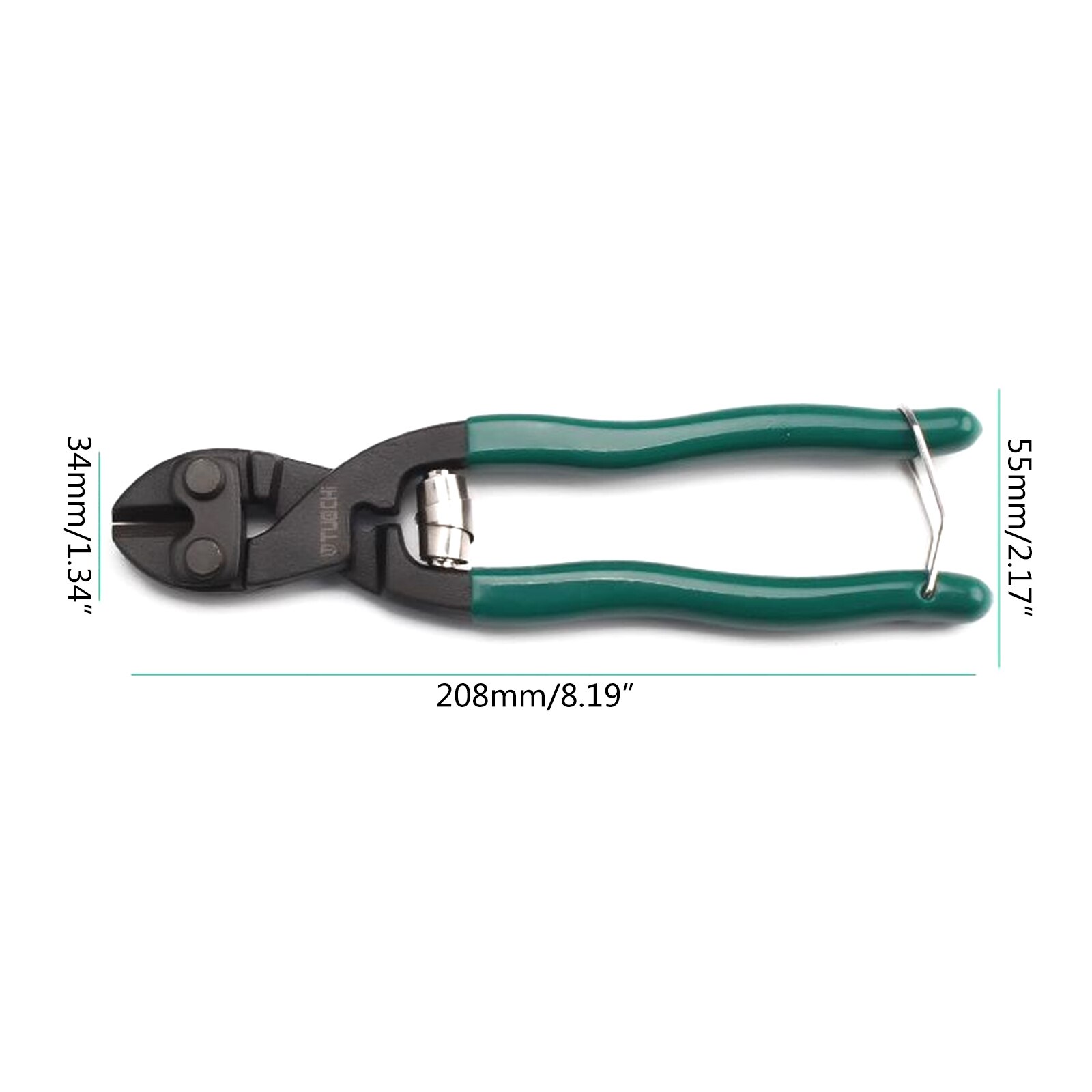 8" Mini Bolt Cutter with Comfortbale Handle Heavy Duty Compact Bolt Cutter Steel Cutter for Household Industrial Durable
