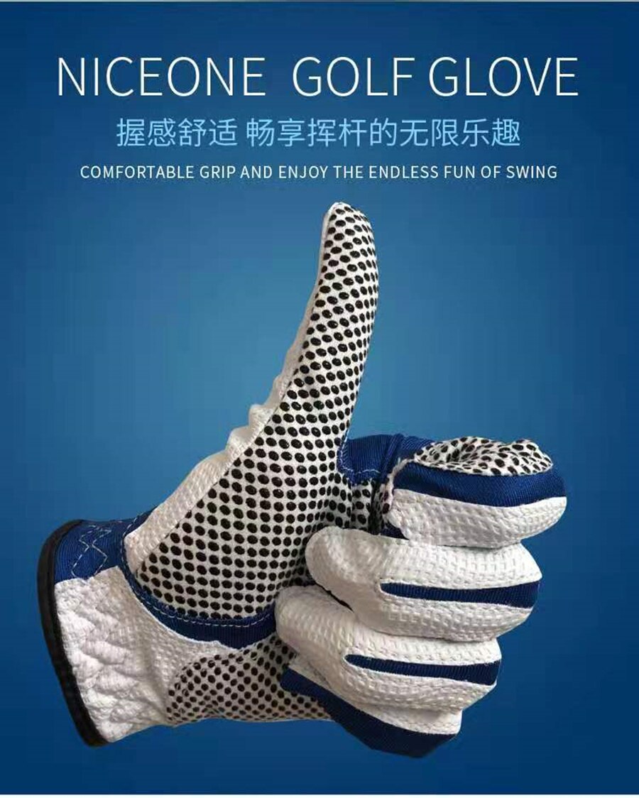NICEONE-B Golf Glove PU Style Man Left Hand