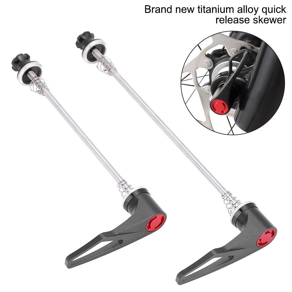 Titanium Alloy Bicycle Quick Release Skewer Lever For Mountain Bike Road Bicycles 100/135mm Wheel Hub Lightweight Quick Skewers