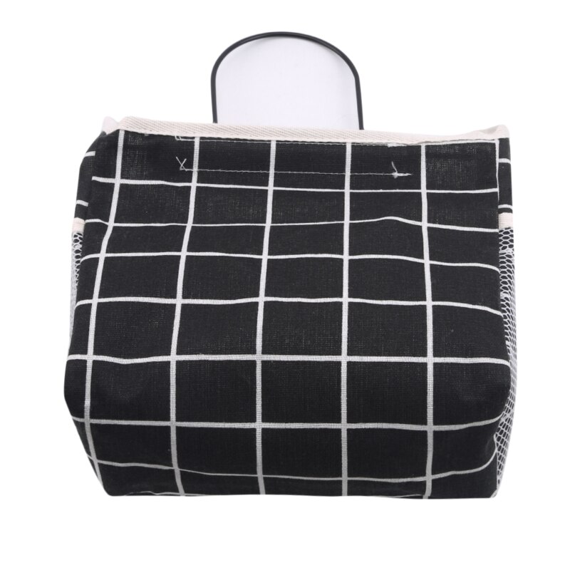 nuovo reticolo sospeso Deposito Borsa comodino Organizer per la conservazione dormitorio rubrica portariviste portariviste con tasca per gancio: 3