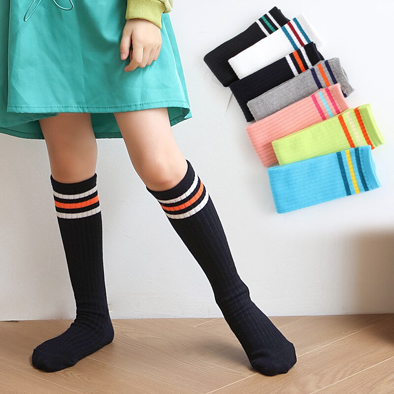 Meisjes Sokken Newstockings Gestreepte Kniekousen College Stijl Kousen Met Schooluniform 3-12 Jaar Oude Kids Kind