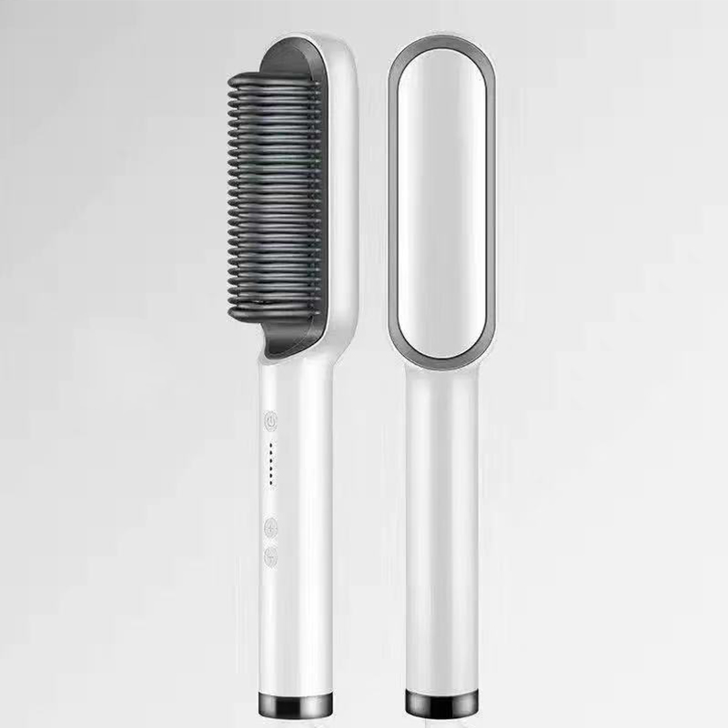 Alisador de pelo portátil para el hogar, peine rizador, calefacción a temperatura constante, herramienta antiquemaduras para el cuidado del cabello