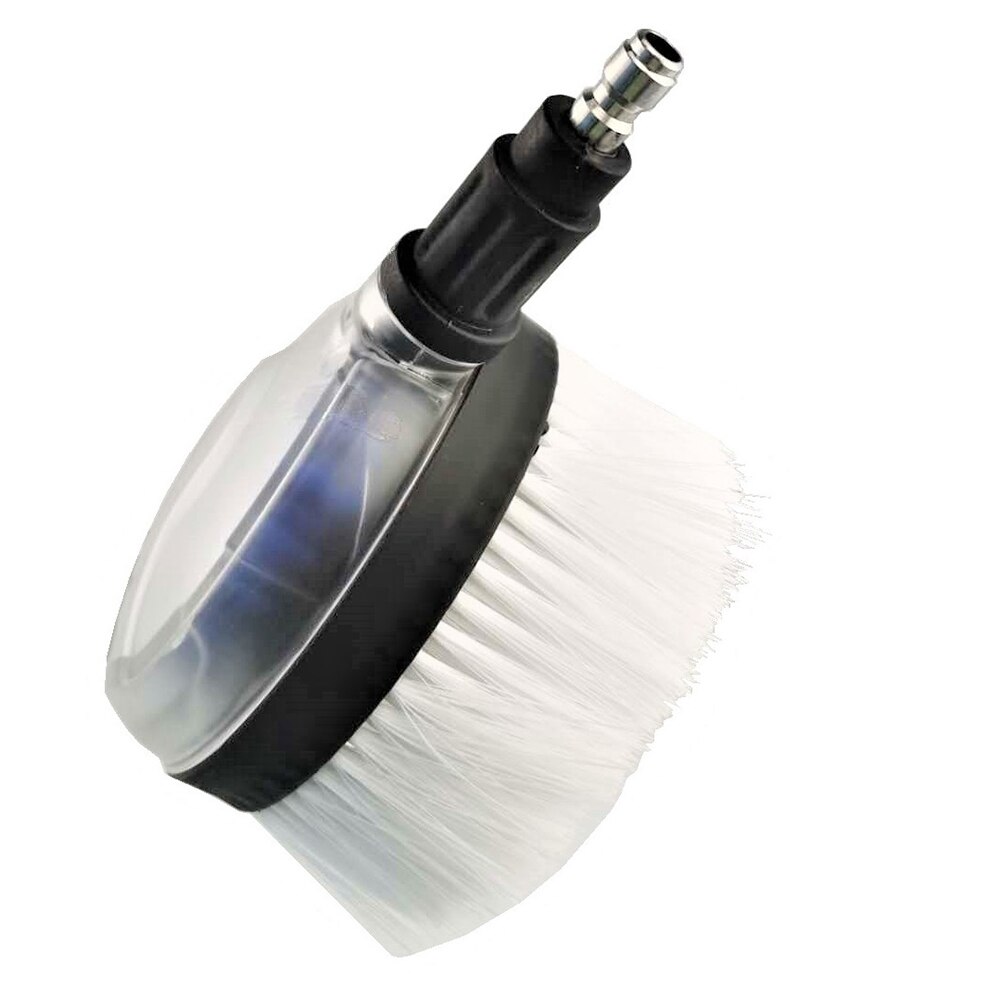 Rotating Cleanning Tool Window Brush Car Wash Pressure Washer Rotary Cleaning Brush with 1/4 Quick Connector Male