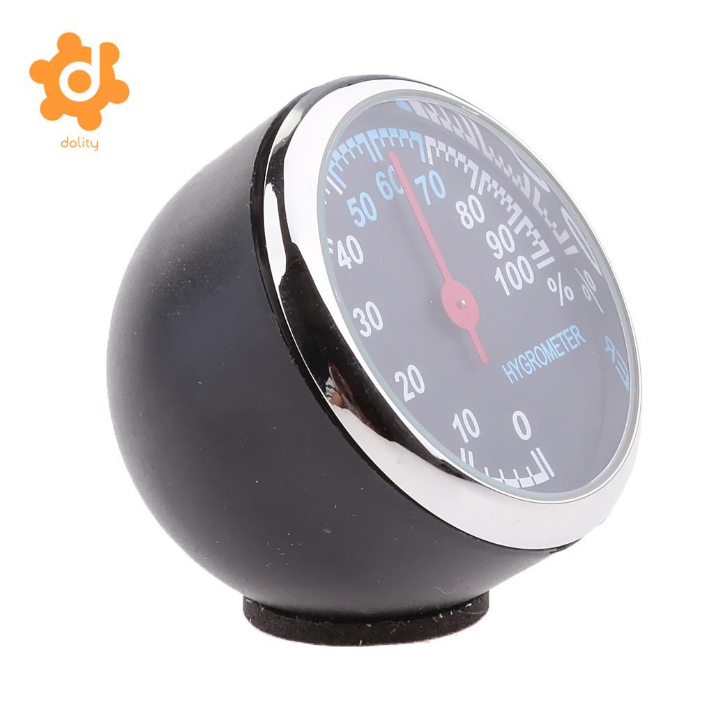 Car Dashboard Analog Hygrometer Humidity Meter Pointer