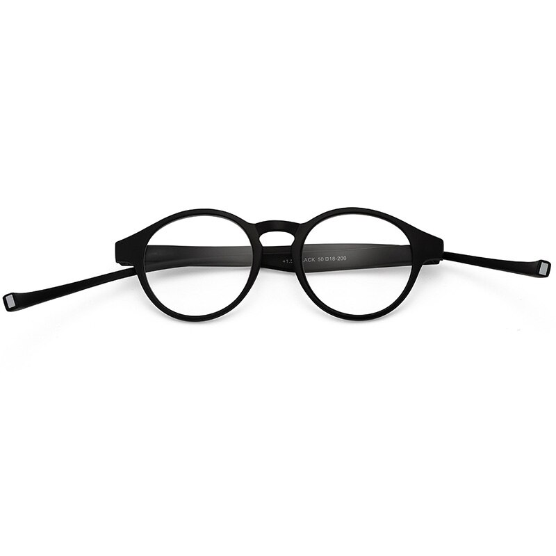 Newest Portable Magnetic Hanging Neck Reading Glasses Men Women High Definition Presbyopic Glasses Round frame +1.5 2.5