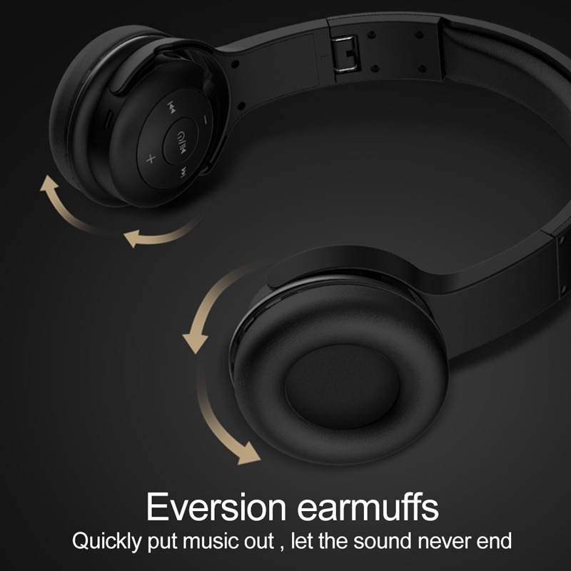 Head-Mounted Bluetooth Headset Stereo Headset 2-In-1 External Amplifier External Speaker Headphone