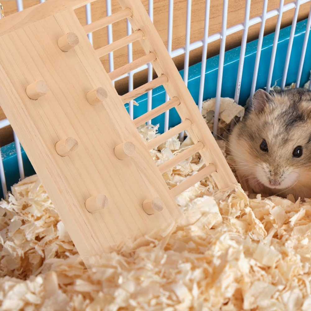 Échelle d'escalade en bois pour Hamster, jouet pont suspendu, planche à sauter, aire de jeux, jouet pour petits animaux, Cage à Hamster, jouet d'aménagement paysager, 1 pièce