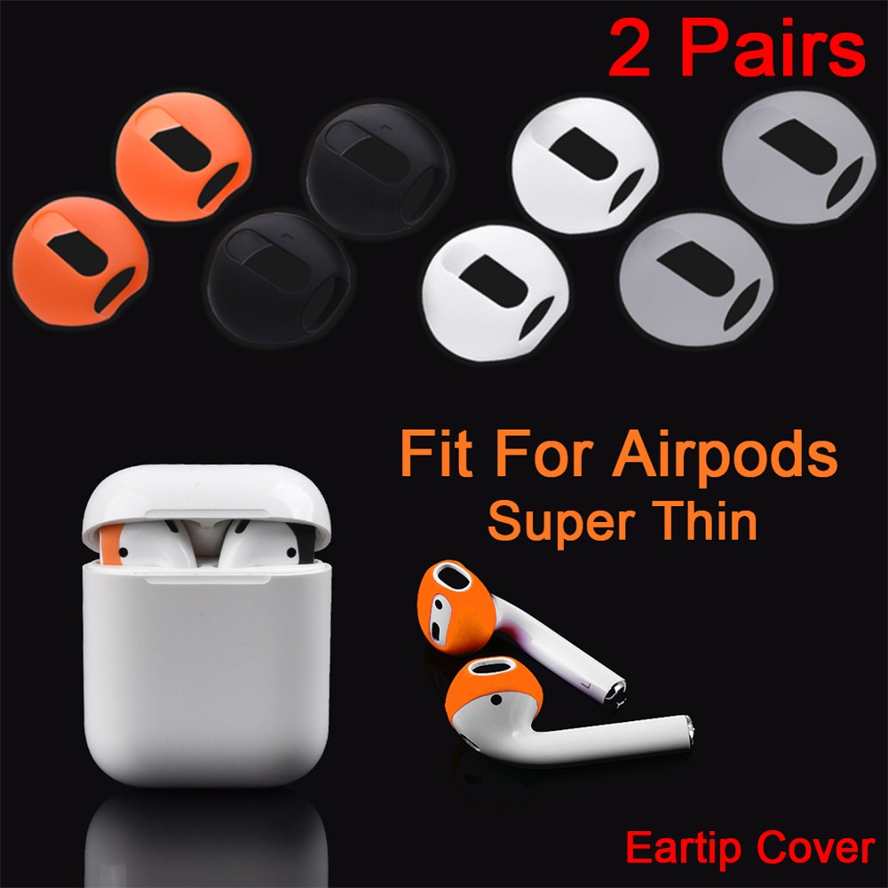 Cena hurtowa! 1/2 par dla jabłko AirPods Earpods miękkie ultra cienkie słuchawki porady antypoślizgowe douszne silikonowe słuchawki skrzynki pokrywa