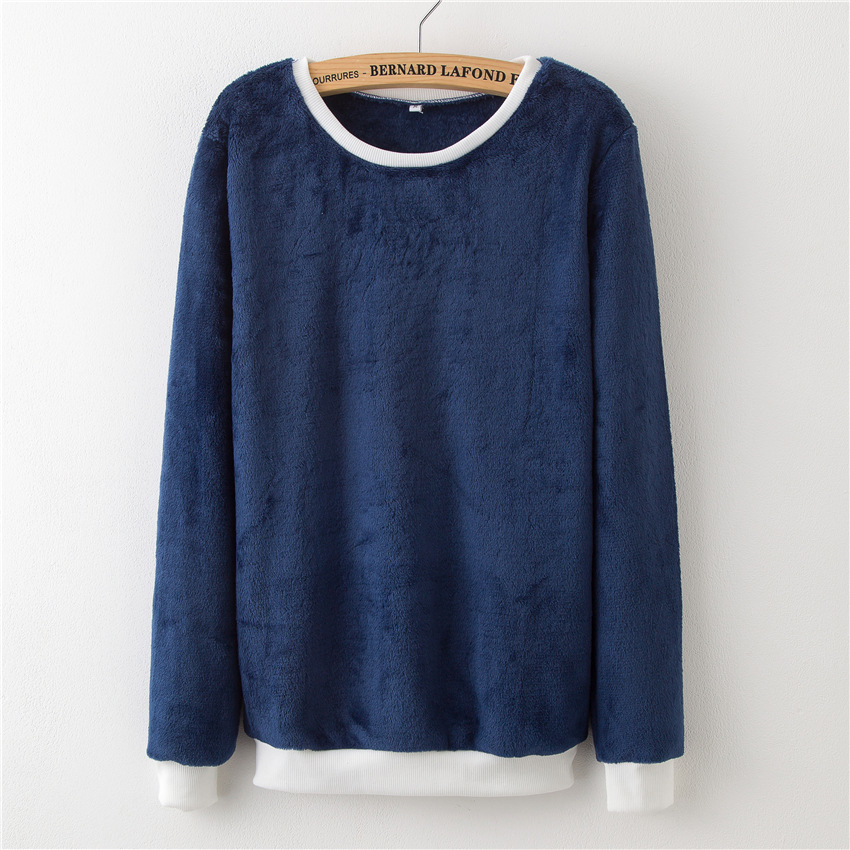 Hiver Harajuku femmes pull éléphant chien impression numérique hauts femme rouge à lèvres flanelle pulls femme dame pulls: XAM31O