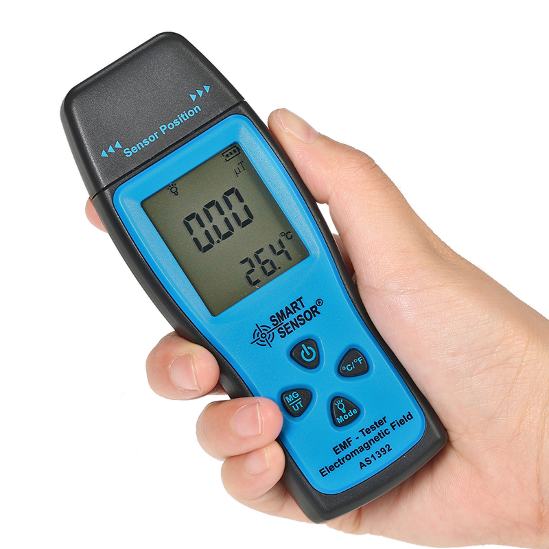 Handheld Digital LCD radiation dosimeter Mini EMF Tester Electromagnetic Field Radiation Detector Dosimeter Tester AS1392
