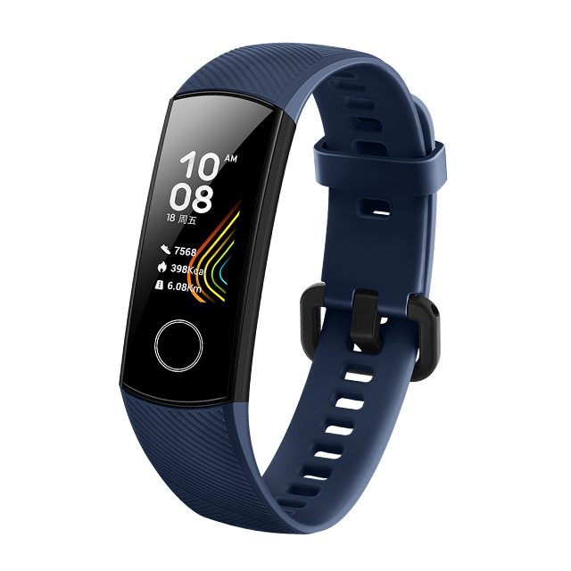 Original Huawei Honor Band 5 Smart Armband Oximeter Touchscreen Magische Farbe Schwimmen Erkennen Herz Rate Schlaf Nickerchen Ehre Band5: Blue