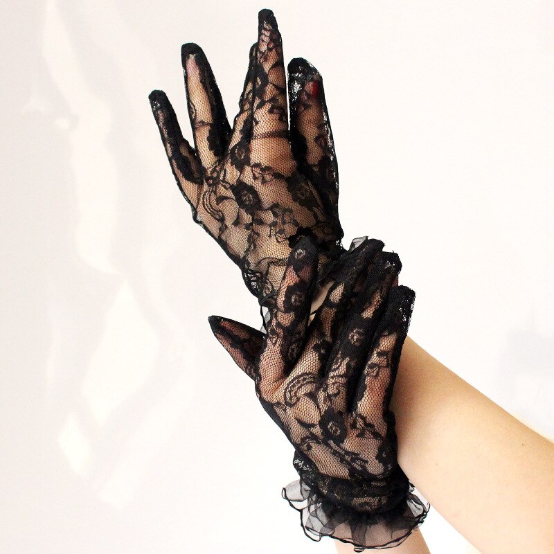 Ivenset Met Maan-hoofdband, Gouden Handschoenen, Vintage Kanten Handschoenen, Siliconen Elfenoren Lang En Kort – Cosplay, Carnaval, Halloween, Goud