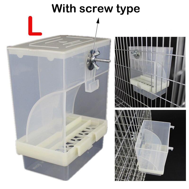 Image showcasing 300/450g Capacity Acrylic Parrot Integrated Automa... – Grandado