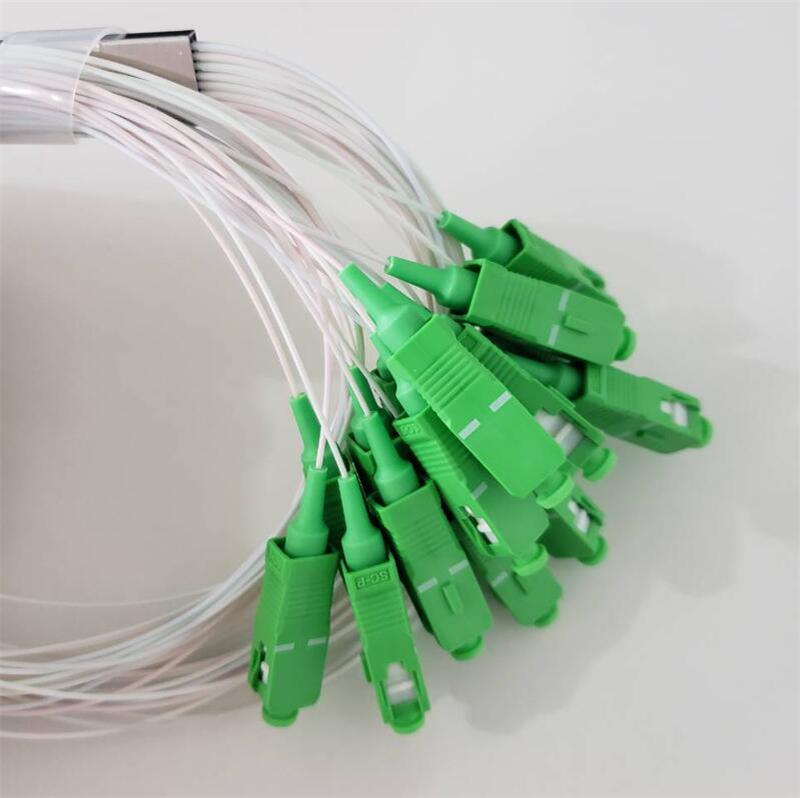 PLC Splitter Optical-Ftth Fiber 1x16 Mini Single-Mode 1x8 Sc Apc 10pieces