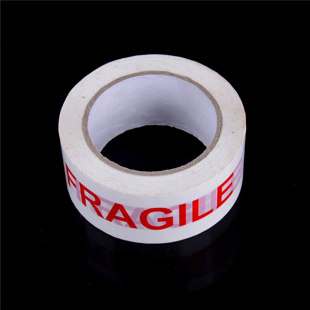 White And Red Bopp Fragile Tape 4.7CM*85M PRACTICAL For Packing And Warning fragile warning sticker