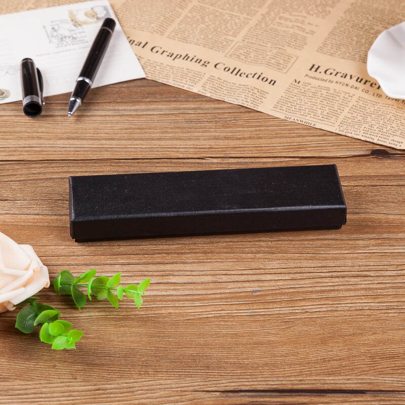 Black Pen Packing Box Business Fountain Pen Box Pencil Cases Box For School Stationery Escolar Box