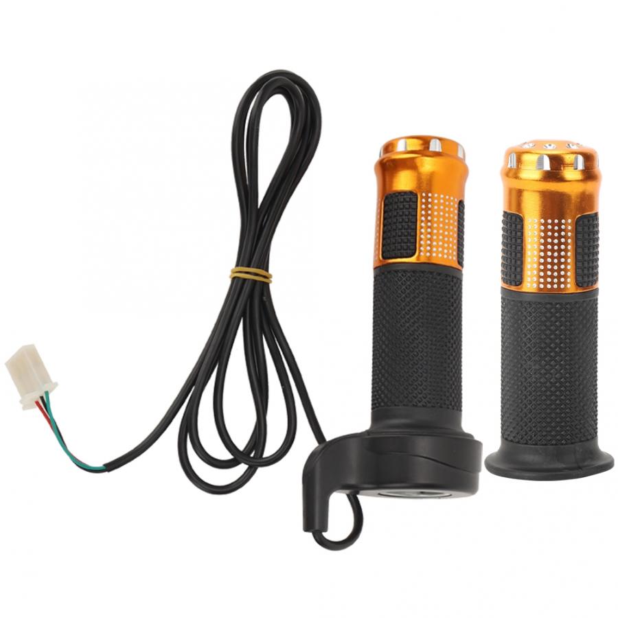 1 Pair Electric Scooter Handle Grip Left Right Turn Handle Grip Throttle Universal Electric Scooter Replacement Accessories