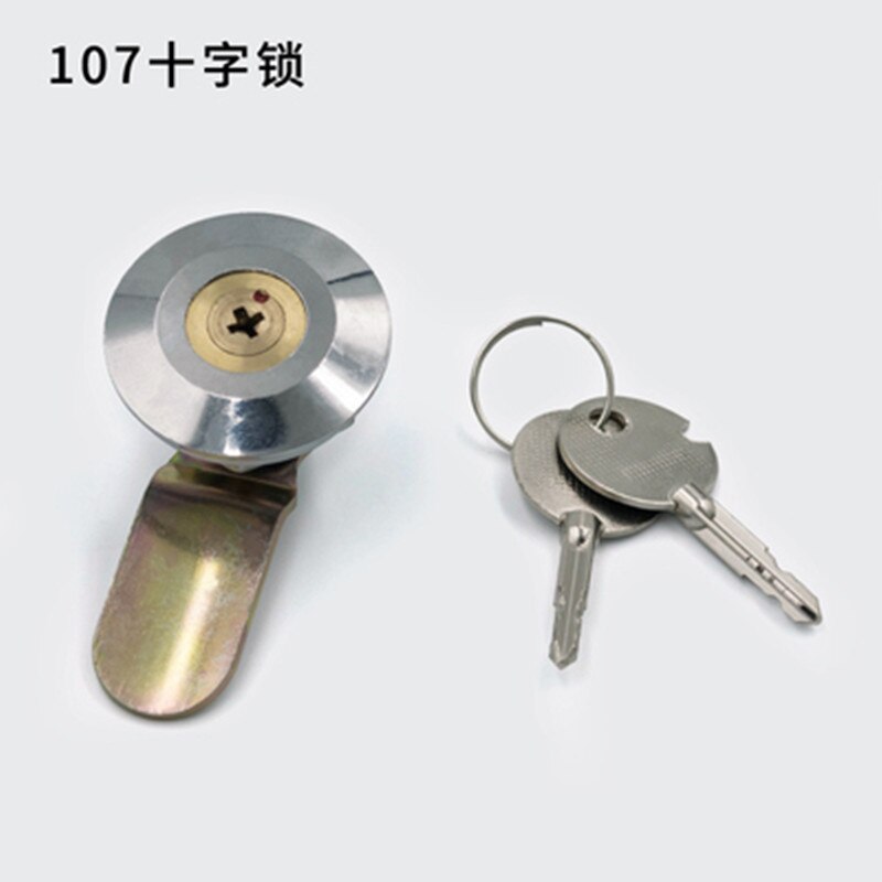 High door lock Useful Steady Cam Lock padlock for Security Door Cabinet Mailbox Drawer Cupboard camlock 16mm + 2 Keys: 107