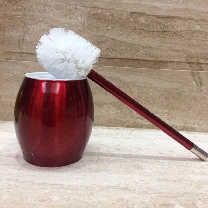 Toilet Brush With Holder Stainless Steel Toilet Scrubber Toilet Bowl Brush and Holder Toilet Brushes for Bathroom