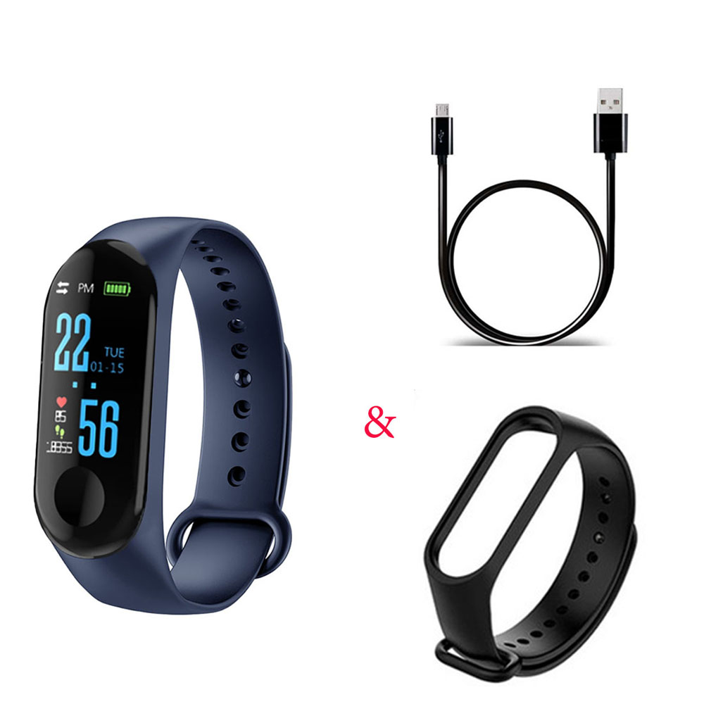 M3 Pro Smart Band Waterproof Fitness Tracker VS M3 Plus Smart Bracelet Blood Pressure Heart Rate Monitor: LJC00H12N5