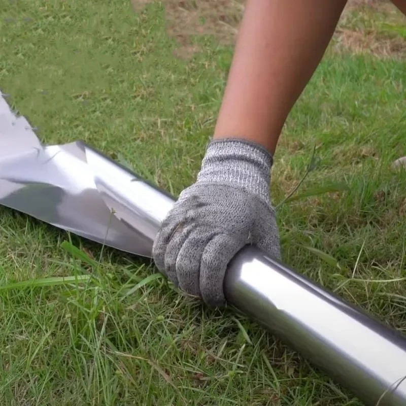 Portable 2.5m Titanium Chimney + Stainless Steel Chimney Cap Kit Tent Stove Accessories Outdoor Camping Wood Stove DIY Tube