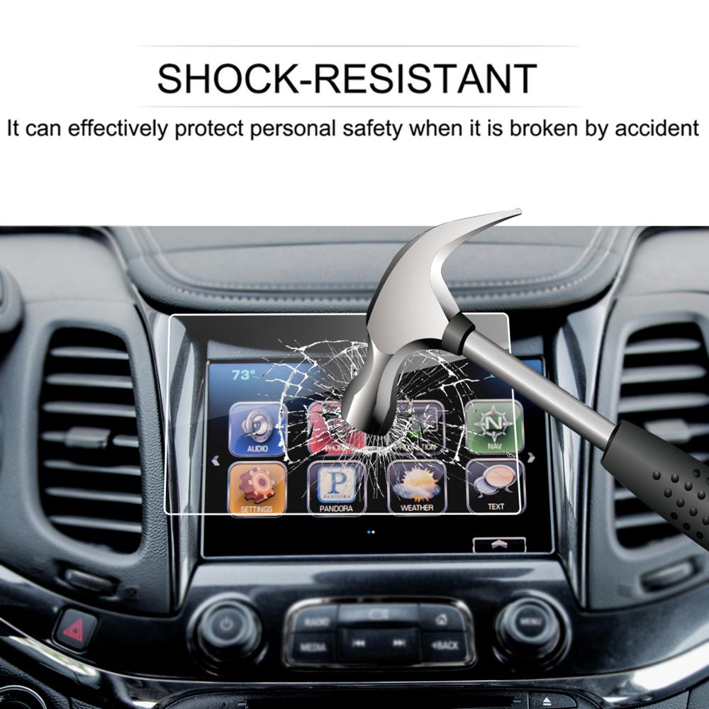 RUIYA Car Navigation Screen Protector For Impala 8 Inch Touch Center Display Auto Interior Stickers Accessories