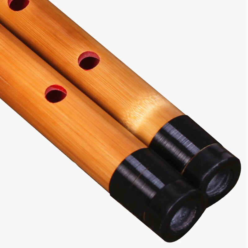 Håndlavet naturlig hvid bambus shakuhachi chiba / japansk kort fløjte xiao til brginner kinesisk traditionelt musikinstrument