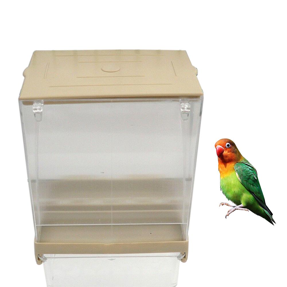 Bird Pet Seed Gravity Feeder Parrot Pigeon Splash Proof Bird Automatic Feeder Pet Automatic Feeder Automatic Food Container