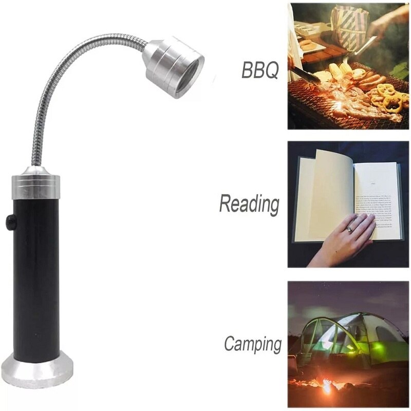Bbq Barbecue Grill Licht Led Magnetische Base Super-Heldere Led Bbq Verlichting 360 Graden Verstelbare Flex Grills Accessoires Leds lamp