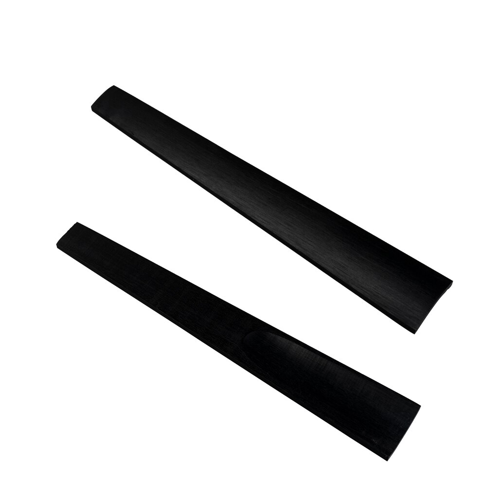 Ebony Wood 4/4 Violin Fingerboard Unfinished 4 Strings Violin Fretboard DIY Material Luthier Tool