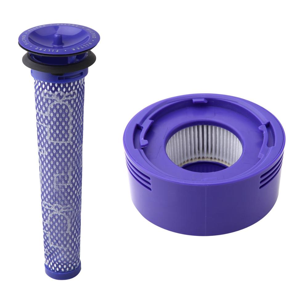 8 Pack Pre-Filters and 2 Pack HEPA Post-Filters Replacements Compatible Dyson V8 and V7 Cordless Vacuum Cleaners: 2pcs