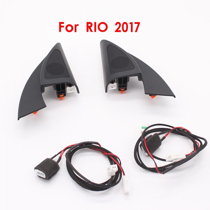 For kia RIO K2 triangle head tweeter speakers car tweeter audio trumpet speakers tweeter with wire 2Pcs