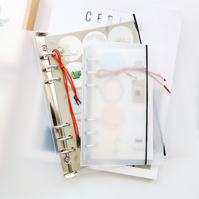 A5 A6 Bullet Spiraal Bindmiddel Transparante Notebook Cover Losbladige Refill Notities Schetsboek Shell School Kantoorbenodigdheden Briefpapier