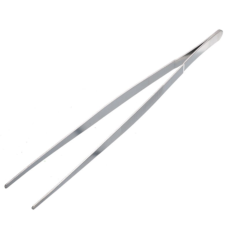 30cm grillpincett tång rostfritt stål mat churrasco pincett köksredskap prylar grilltillbehör matklipp