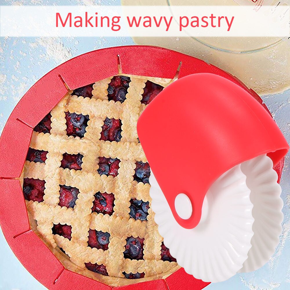 JUSHFO Gebäck Rad Cutter Nudel Hersteller Gitter Rolle Docker Teig Cutter Werkzeug Küche Helfer DIY Teig Schneiden Werkzeuge 1PC