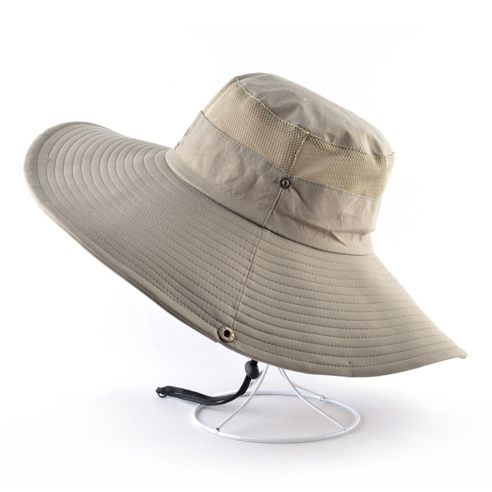 Sommer sol hatte kvinder bredkant fiskehætte udendørs vandring camping gorros mænds strand hat anti-uv hurtigtørrende spand hætter mænd