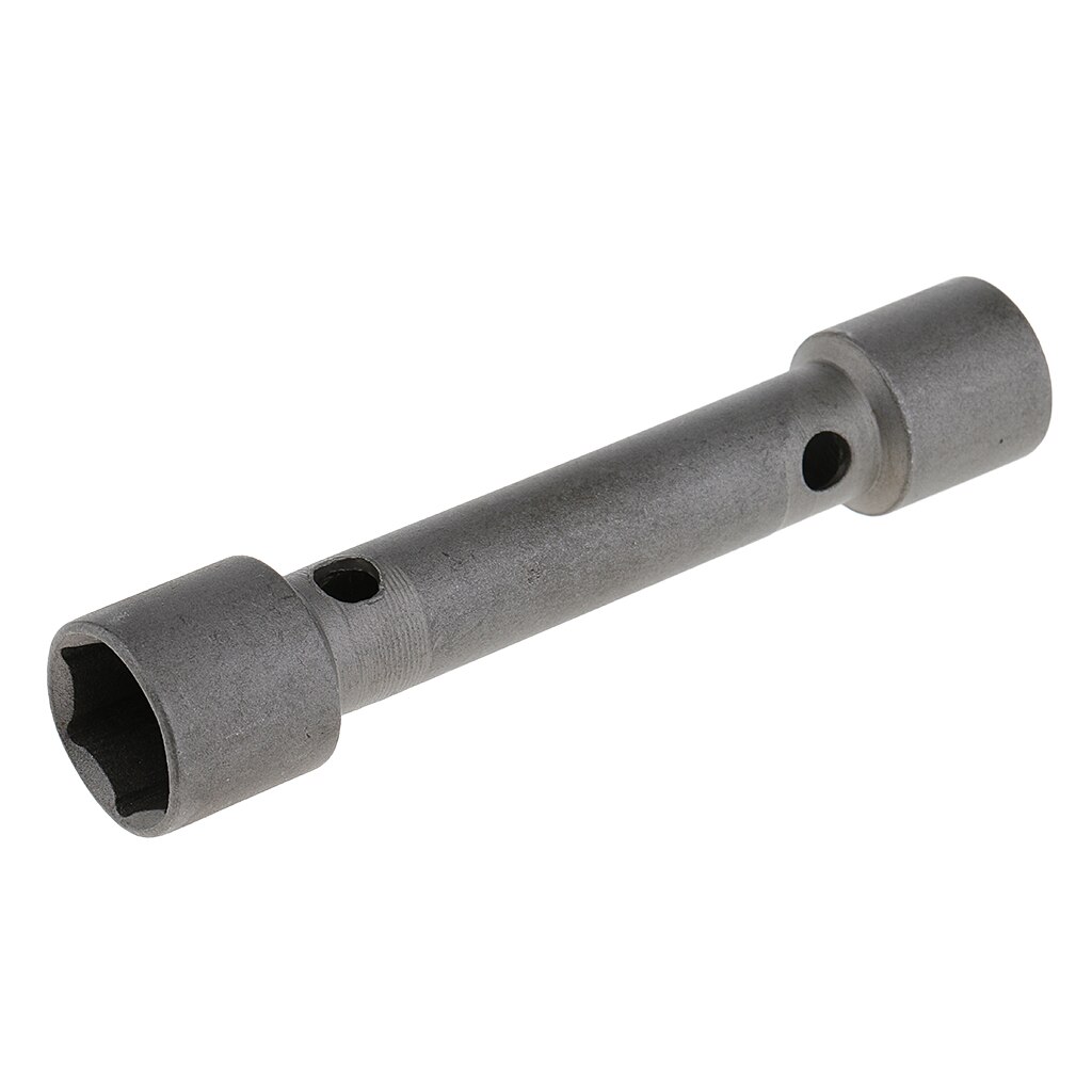 Llave de bujía para motocicleta, 6 puntos, 16mm, 18mm, barra de extensión de Metal duradera, herramienta para motocicleta, enchufe de bujía
