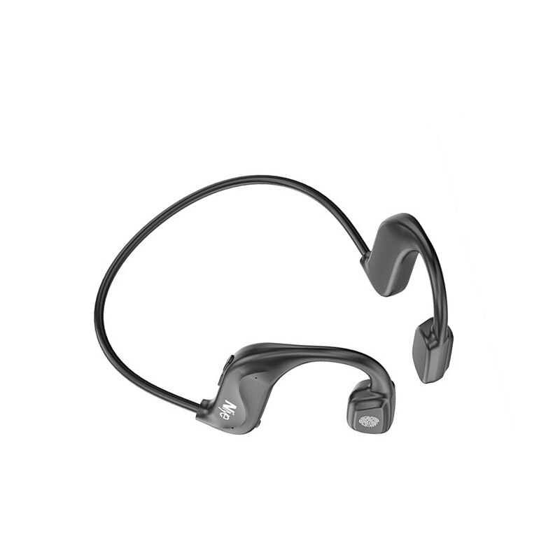 TWS Bone Conduction Wireless Bluetooth Earphone Suitable For Xiaomi Huawei Apple Sports Waterproof Headset With Microphone: T08-BLACK