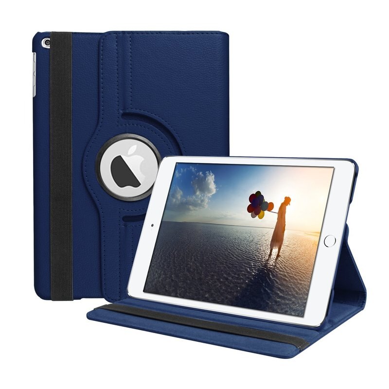 360 Graden Draaiende Pu Leather Flip Cover Case Voor Ipad 9.7 5th 6th Stand Gevallen Smart Case a1822 A1823 A1893 A1954