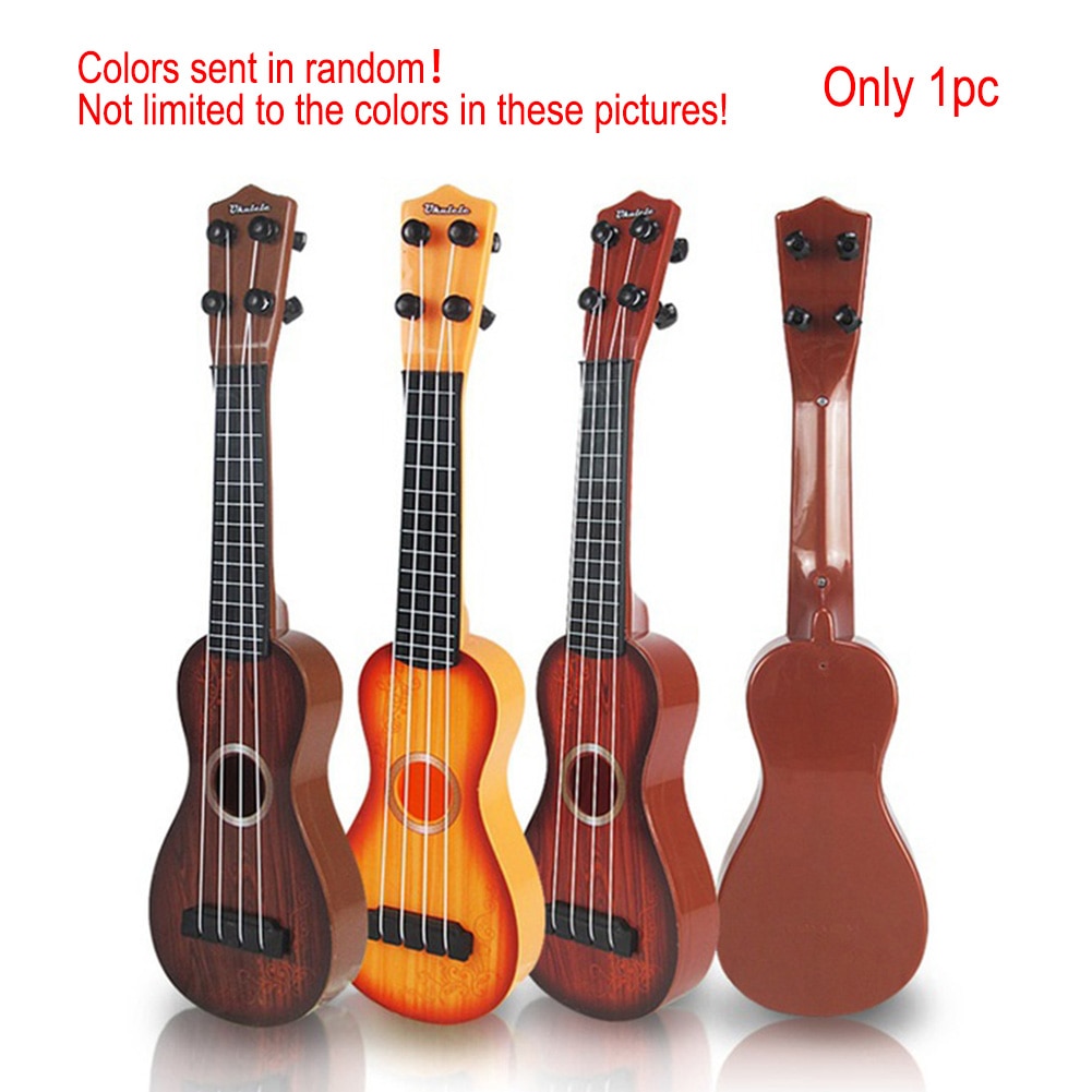 Simulatie muziekinstrument speelgoed 4 snaren ukelele mini leerzaam educatief speelgoed ukelele voor kinderen willekeurig