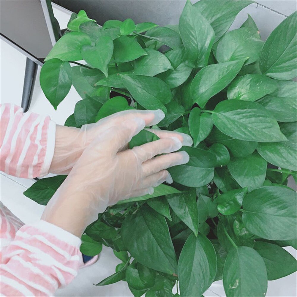 100 PCS Disposable Children Nitrile Gloves Food Grade Kids PVC Rubber Latex Gloves Boy Girl Housework Small Size