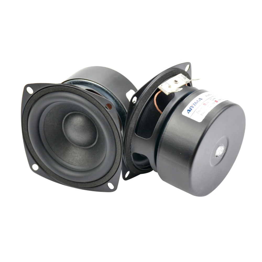 AIYIMA 2Pcs Full Range Speakers 3Inch 4Ohm 15W Speaker Subwoofer Tweeter HIFI Music FM Radio Home Video System Speaker
