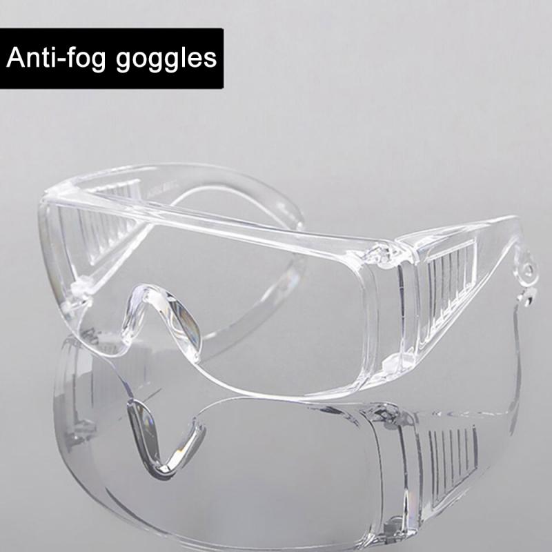 1 pçs óculos de segurança olho anti nevoeiro claro ventilação óculos laboratório trabalho à prova poeira respingo cuspir gotículas óculos ferramentas