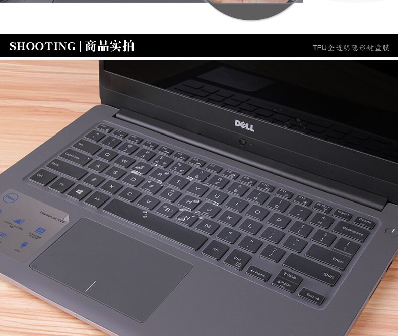 Tpu Laptop Keyboard Cover Voor Dell Inspiron 14 7000 7460 7472 7466 7447 7437 3442 3443 5447 7570 15-7560 7572 Skin Protector