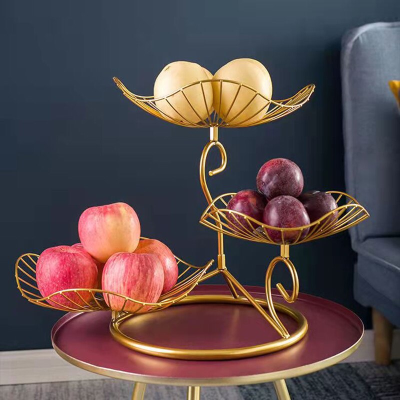 Fruitschaal Rvs Fruitschaal Snoep Plaat Fruit Opbergvak Fruit Lade Keuken Opbergrek Huishouden Fruitschaal