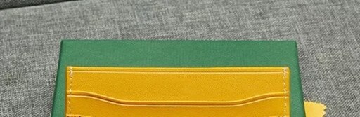 Wallet Real leather cowhide card case Korean version of the compact and high-end card case Brand wallet: Yellow