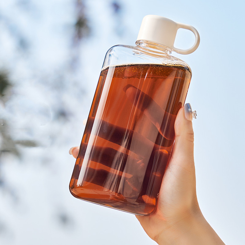 360 ml / 500 ml Tritan-materiaal Waterfles Milieuvriendelijk Duurzaam Schattig Mini Pocket Fles Lekvrije onbreekbare fles